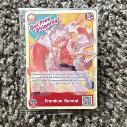 One Piece Monkey D Luffy Premium Bandai Discount Code from Bandai Fest - Sealed - Image 1