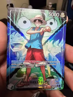 One Piece OP16-022 Monkey D Luffy Alt Art Leader OP16 THE TIME OF BATTLE - Image 1