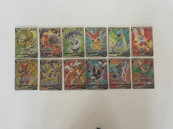 Pokemon card lot full art V lot of 12 all cards NM pack fresh - Image 1