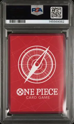 PSA 10 2022 ONE PIECE OP01 ROMANCE DAWN 003 MONKEY D. LUFFY ALTERNATE ART ERRATA - Image 2