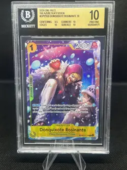 2026 One Piece The Azure Sea's Seven OP12108 Donquixote TR BGS 10 PRISTINE - Image 1