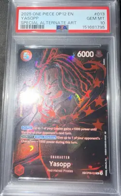 2025 Yasopp SP OP09-013 One Piece OP12 Legacy Of The Master PSA 10 - Image 3