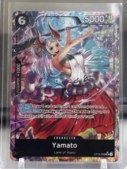 Yamato (Alternate Art) One Piece The Time of Battle OP16-098 Super Rare - Image 1