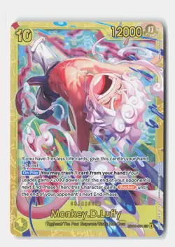 Monkey.D.Luffy EB04-061 Secret Rare Adventure on Kami's Island One Piece NM - Image 1