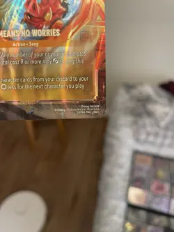 It Means No Worries Enchanted Card 208/204 Reign of Jafar Lorcana TCG - Image 3