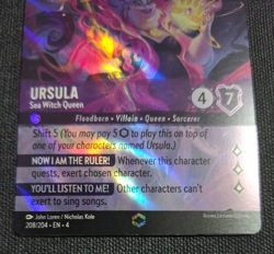 Disney Lorcana Ursula's Return Enchanted Ursula Sea Witch Queen EN NM Rare - Image 3