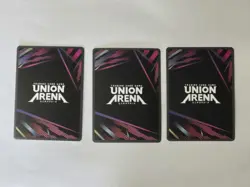 3 Assorted Rare ENG Cards Union Arena NM (FOIL) - Image 2
