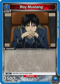 Roy Mustang Box Topper Foil - UE09BT/FMA-1-052 NM - Union Arena - Image 1