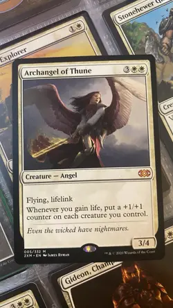 MTG Archangel of Thune Double Masters Card NM Condition - Image 1