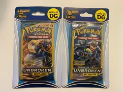 2x Pokemon TCG Unbroken Bonds DG Blister 3 Card Packs. - Image 1