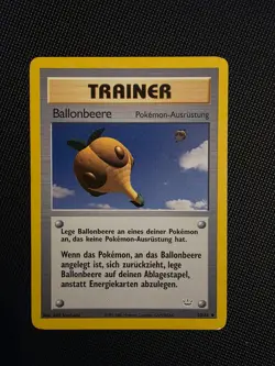 GERMAN Balloon Berry 60/64 Neo Revelation - Uncommon Pokemon Card - EXCELLENT - Image 1