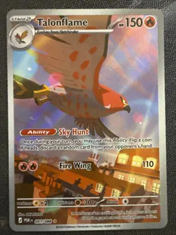 Talonflame 91/88 Illustration Rare Holo Card - Pokemon Perfect Order - Image 1