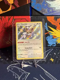 Pokemon TCG Cinccino SV094/SV122 Shining Fates: Shiny Vault Holo Rare Card NM - Image 1
