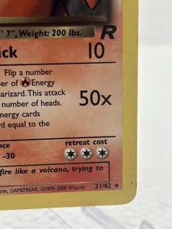 Pokemon Card - Dark Charizard 1st Edition Team Rocket 21/82 Rare Ungraded MP - Image 4