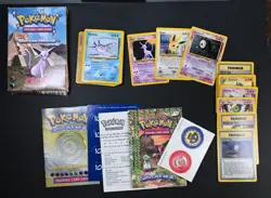2001 Neo Discovery Brainwave Theme Deck Opened Complete Pokemon Cards Eevee Espe - Image 1