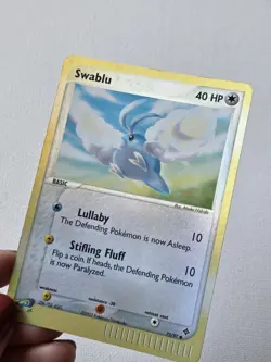 Swablu EX Dragon Reverse Holo E-Reader 75/97 2003 40 LP Pokemon Card - Image 2