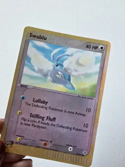 Swablu EX Dragon Reverse Holo E-Reader 75/97 2003 40 LP Pokemon Card - Image 3