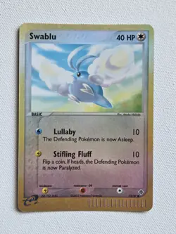 Swablu EX Dragon Reverse Holo E-Reader 75/97 2003 40 LP Pokemon Card - Image 4