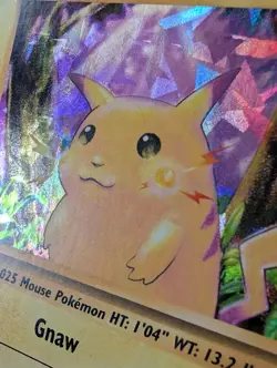 Pikachu 35/108 Cracked Ice Holo Evolutions Pokemon TCG Card Near Mint NM - Image 3