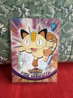 Pokemon 52 Meowth Topps Trading Card Non Holo Pokemon Trading Card TCG - Image 1