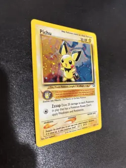 Pokemon Neo Genesis Pichu Holo Rare Card 12/111 NM Condition - Image 3