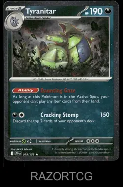 TYRANITAR 135/193 HOLO P MISCELLANEOUS CARDS & PRODUCTS POKEMON NM/M - Image 1