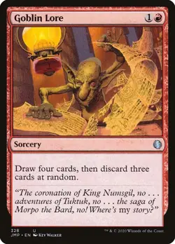 Goblin Lore 328 Uncommon Jumpstart Near Mint - Image 1