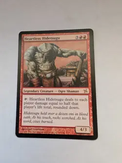Magic: The Gathering Heartless Hidetsugu Rare Regular MTG - Image 1