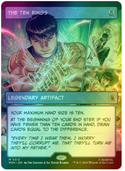 The Ten Rings - Foil - Borderless Marvel Super Heroes - Image 1