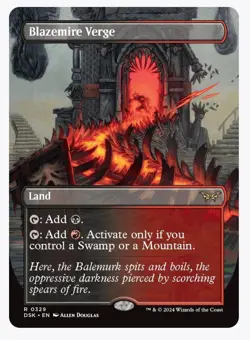 Blazemire Verge (Borderless) Duskmourn: House of Horror Regular - Image 1