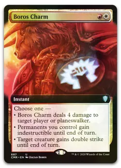 Boros Charm (Extended Art) #687 (Foil) (NM) Commander Legends CMR Magic MTG - Image 1