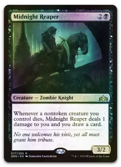 Midnight Reaper #77 (Foil) (LP) Guilds of Ravnica GRN Magic MTG - Image 1