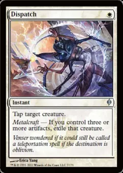 4x MTG Dispatch, Light Play, English New Phyrexia - Image 1