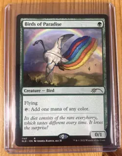 Birds of Paradise SLD 1147 Secret Lair MTG Magic The Gathering NM - Image 1