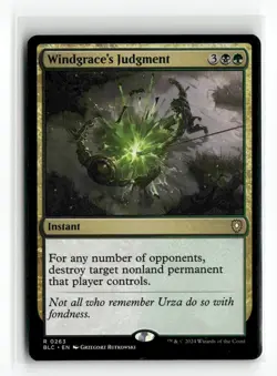 Windgrace's Judgment Bloomburrow NM Rare #129 MTG Magic - Image 1