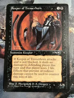 1x Keeper of Tresserhorn (52) Alliances MP MTG Magic the Gathering x1 MKE - Image 1