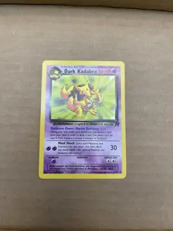 POKEMON DARK KADABRA 39/82 TEAM ROCKET UNCOMMON NEAR MINT - Image 1