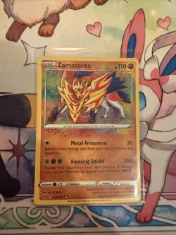 Pokemon TCG Zamazenta 102/185 Swsh04: Vivid Voltage Holo Amazing Rare MINT/NM - Image 1