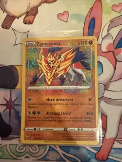 Pokemon TCG Zamazenta 102/185 Swsh04: Vivid Voltage Holo Amazing Rare MINT/NM - Image 2