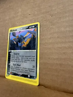 Pokemon TCG EX Sandstorm Murkrow 47/100 Uncmmon E Reader Vintage LP/NM! - Image 2
