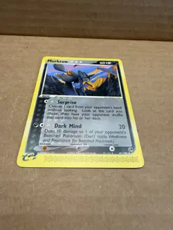 Pokemon TCG EX Sandstorm Murkrow 47/100 Uncmmon E Reader Vintage LP/NM! - Image 5