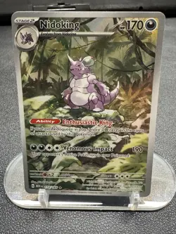 Nidoking 174/165 Illustration Rare IR Pokemon 151 SV151 - NM - Image 1