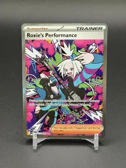 Pokemon Roxie's Performance 121/086 Special Illustration Rare SIR Chaos Rising - Image 1