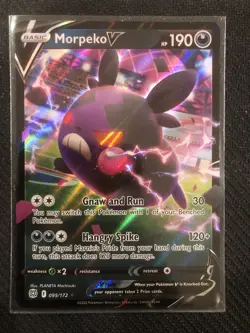 Pokemon TCG Morpeko V 95/172 Brilliant Stars Full Art Ultra Rare - Image 1