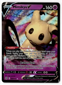 Pokemon TCG Brilliant Stars Mimikyu V #68 - Image 1