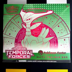 Scarlet Violet Pokemon Center Temporal Forces Iron Leaves Elite Trainer Box - Image 1