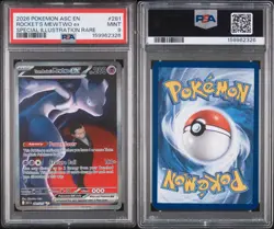 2026 POKEMON ASCENDED HEROES SPECIAL ILLUSTRATION TEAM ROCKET'S MEWTWO EX PSA 9 - Image 1