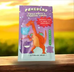 Pokederp Pack - Pokemon fan art Sealed 1 Pack NEW PACKAGING !￼ - Image 1