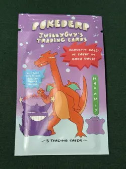 Pokederp Pack - Pokemon fan art Sealed 1 Pack NEW PACKAGING !￼ - Image 2