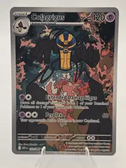 POKEMON COFAGRIGUS 123/086 BLACK BOLT ILLUSTRATION RARE - Image 3